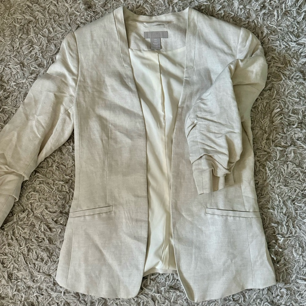 H&M Linen Blazer